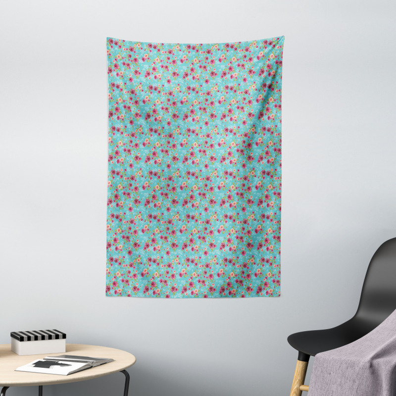 Rose Bouquet Pattern Tapestry