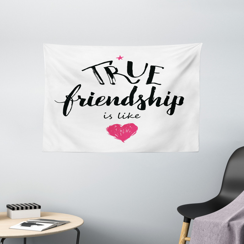 True Friendship and Heart Wide Tapestry