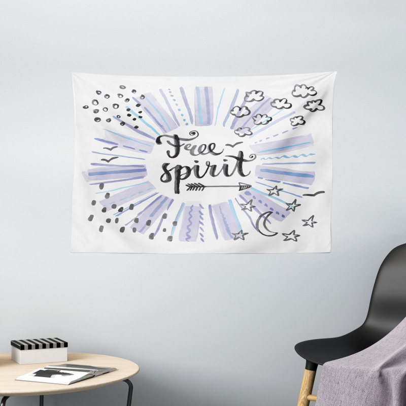 Starburst Free Spirit Wide Tapestry