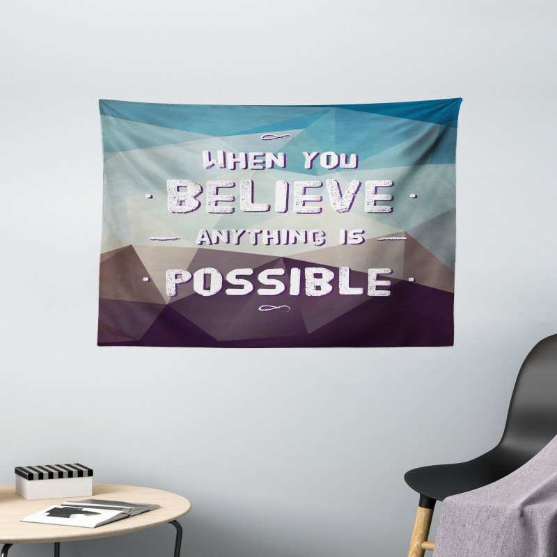 Anything Is Possible Wide Tapestry