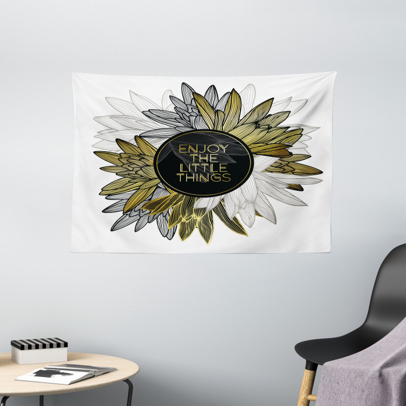 Bouquet Inspiration Wide Tapestry