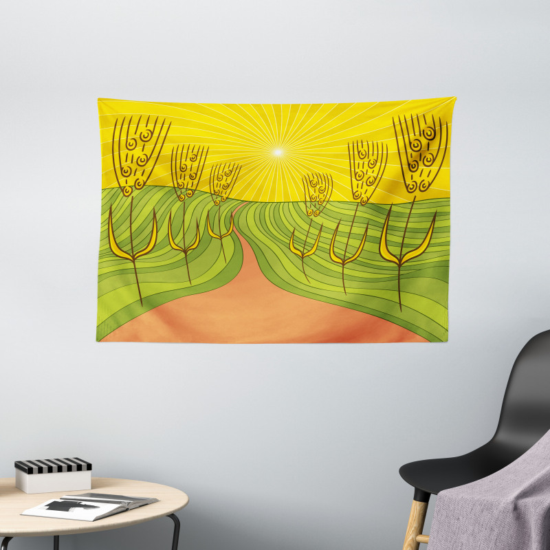 Farmland Agriculture Wide Tapestry