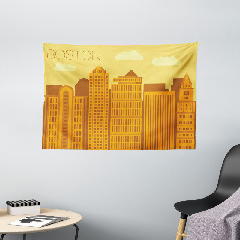 Big City Appearance Wide Tapestry