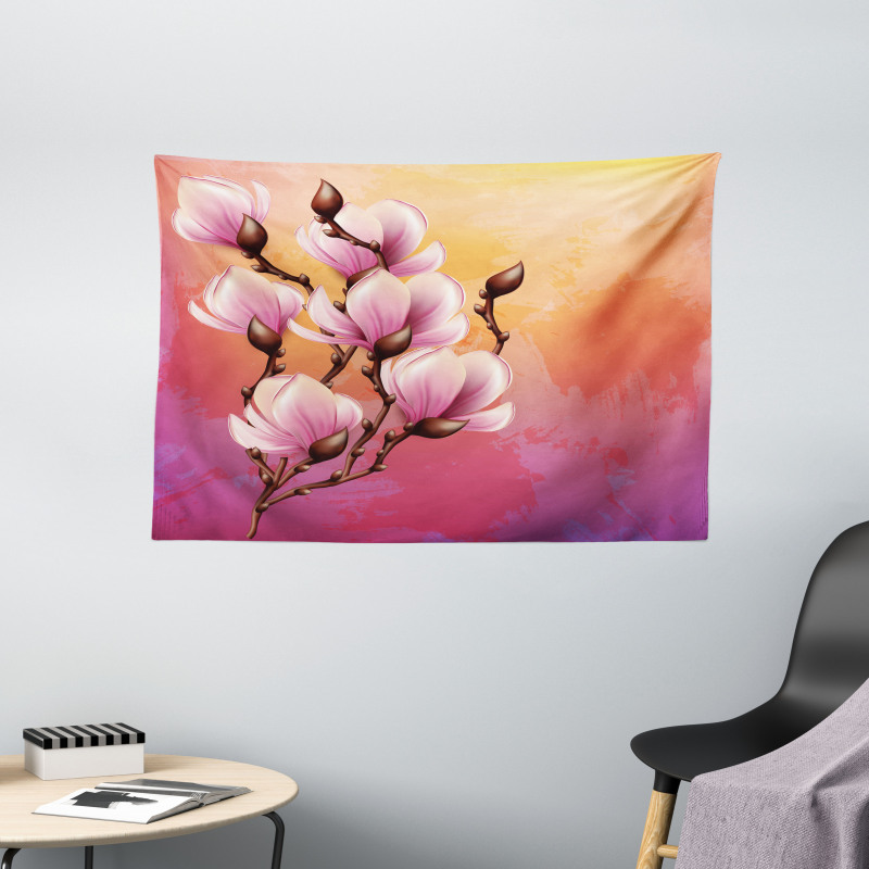 3D Realistic Design Wide Tapestry