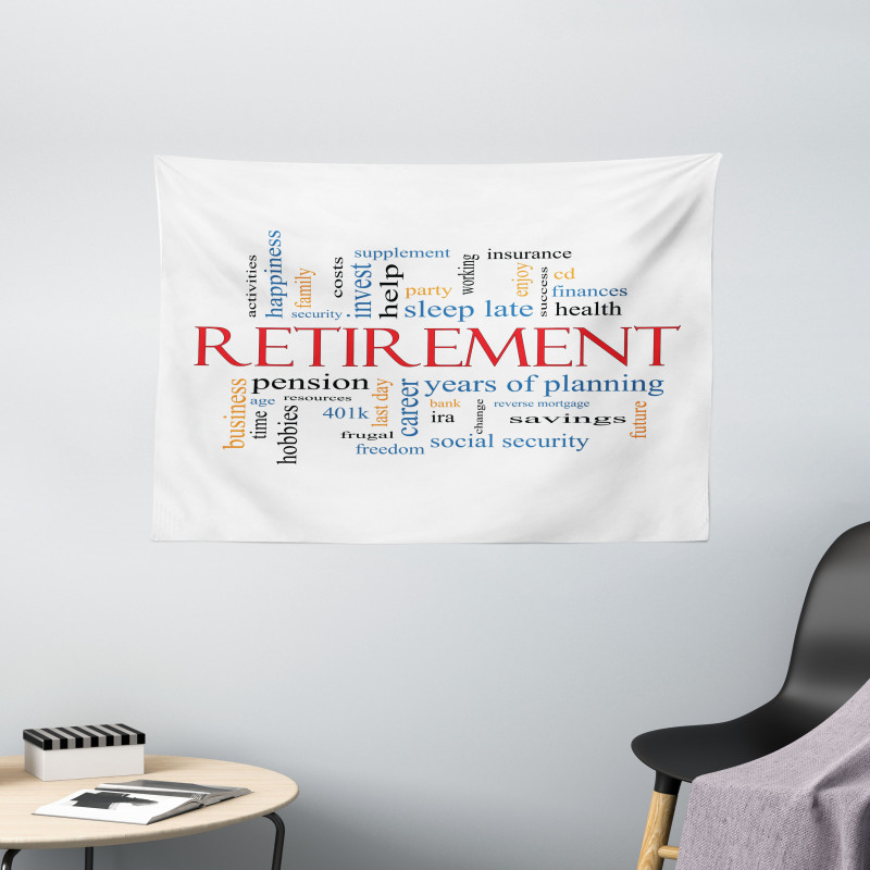 Word Cloud Concept Wide Tapestry