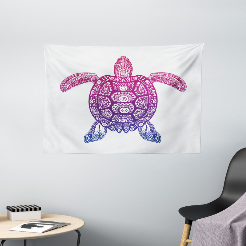 Totem Animal Wide Tapestry