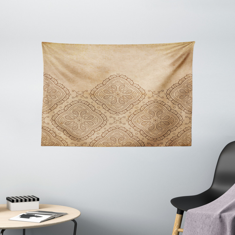 Oriental Diamond Wide Tapestry