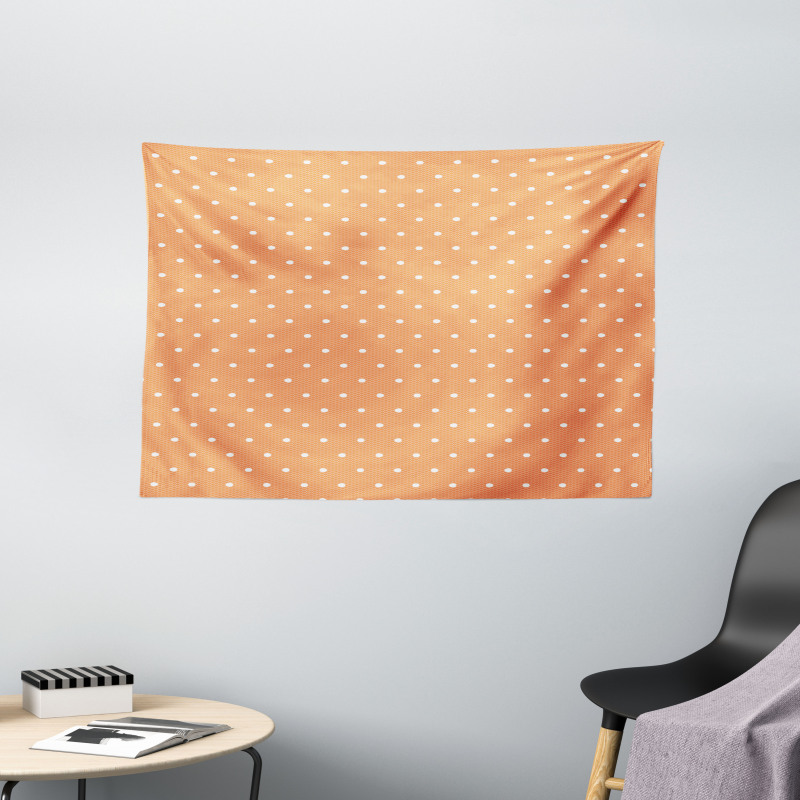 Polka Dot on Lace Mesh Wide Tapestry