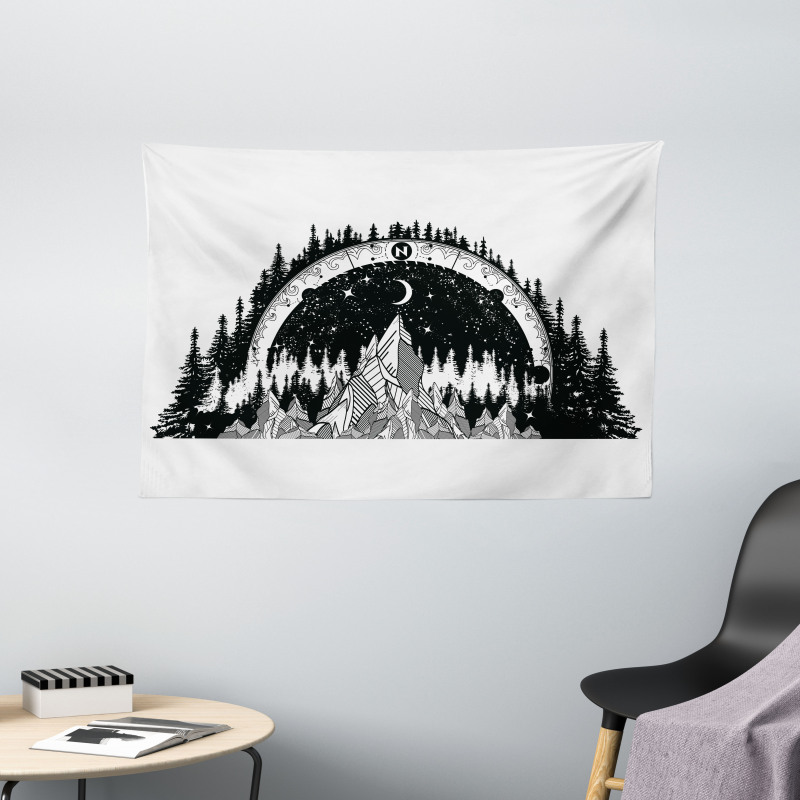 Outdoors Forest Wide Tapestry