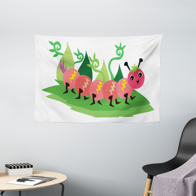 Strolling Animal Wide Tapestry