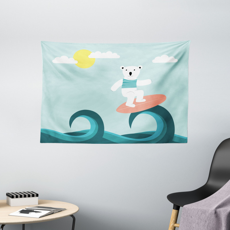 Surfing on Waves Wide Tapestry
