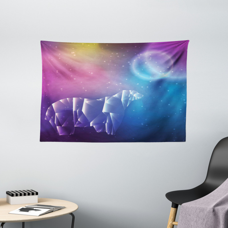 Space Stars Planets Wide Tapestry
