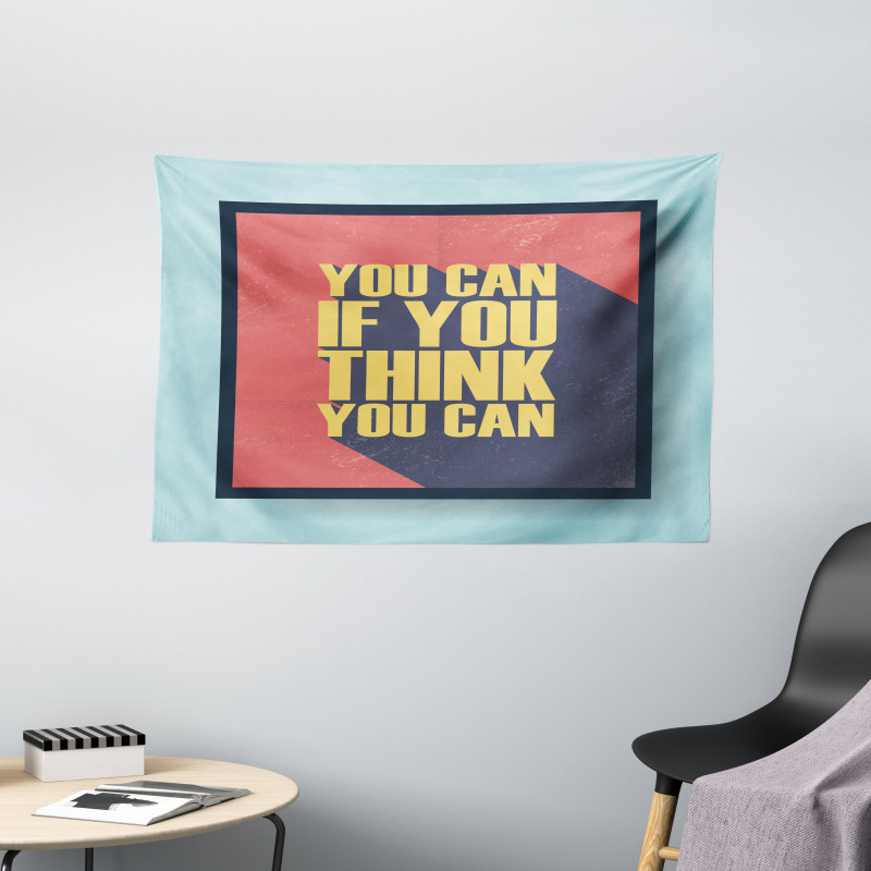 You Can Do It Wide Tapestry
