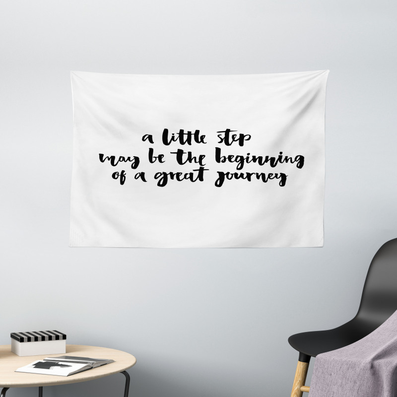 Little Step Journey Wide Tapestry