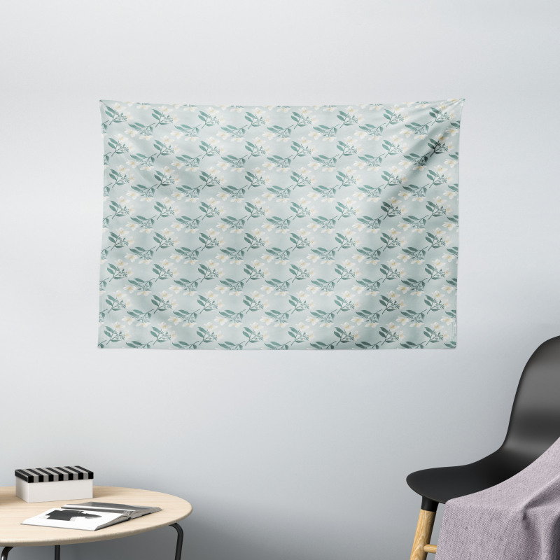 Spring Nature Revival Wide Tapestry