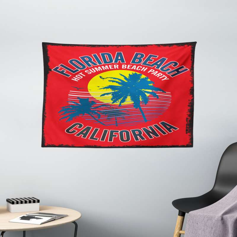 Summer Party California Wide Tapestry