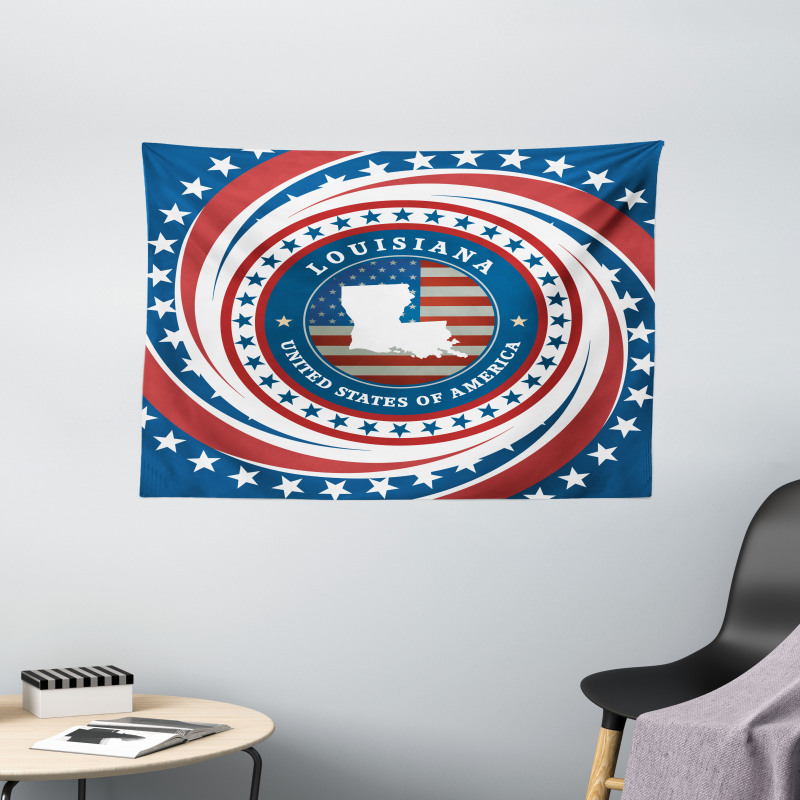 Pelican State Design Wide Tapestry