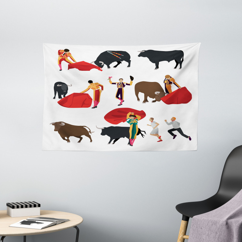 Corrida Matador Cape Wide Tapestry