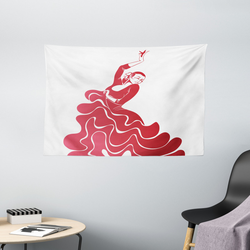 Flamenco Performance Wide Tapestry
