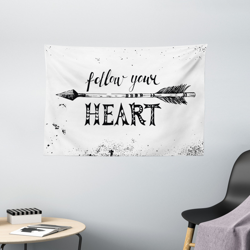 Follow Your Heart Wide Tapestry