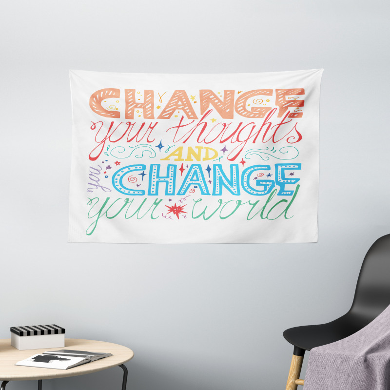 Inspirational Resilience Wide Tapestry
