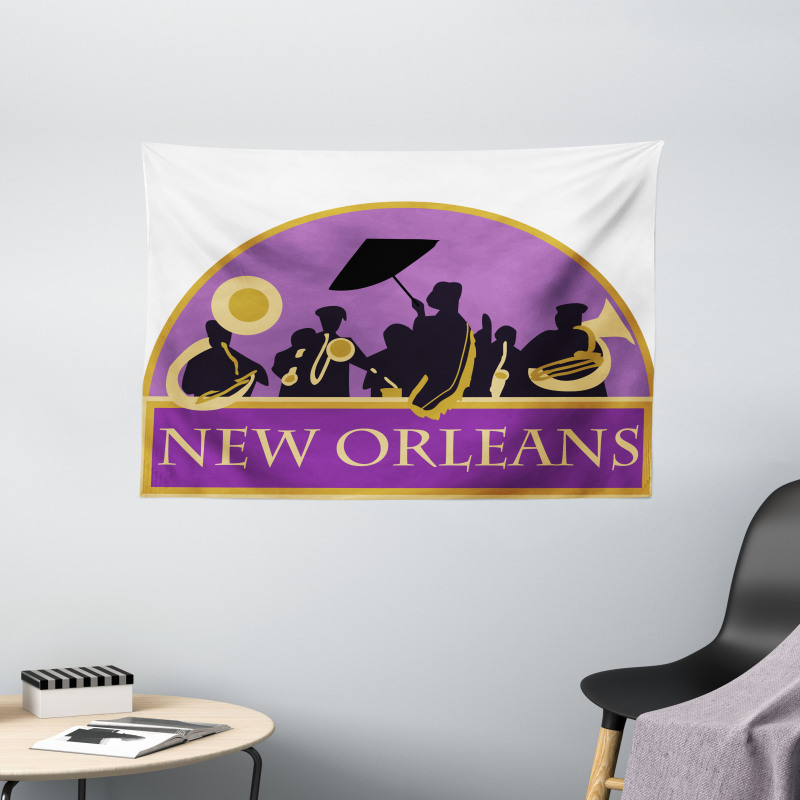 French Quarter Band Wide Tapestry