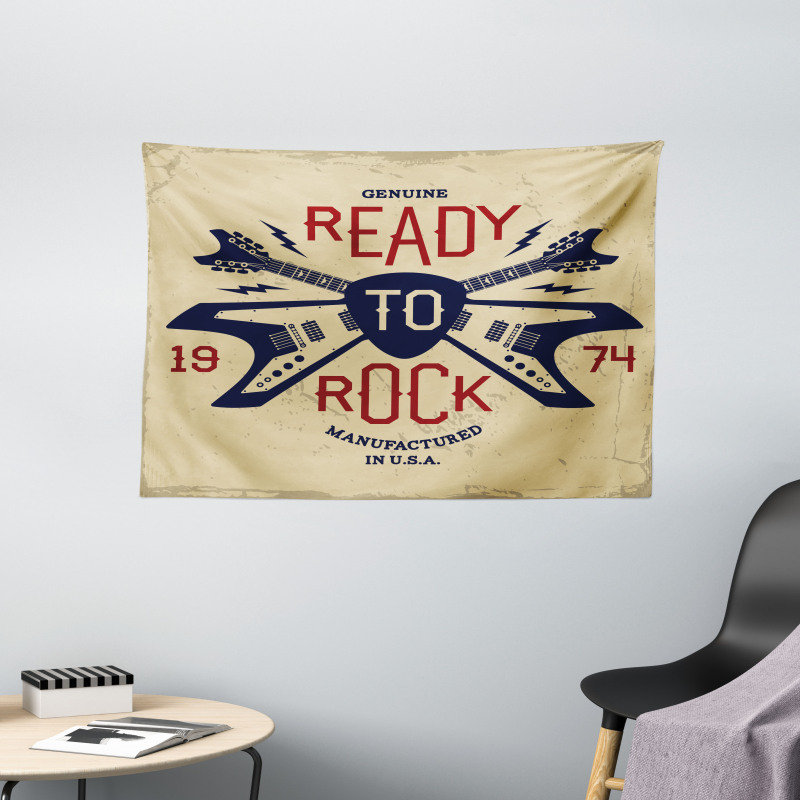 Ready to Rock Wide Tapestry