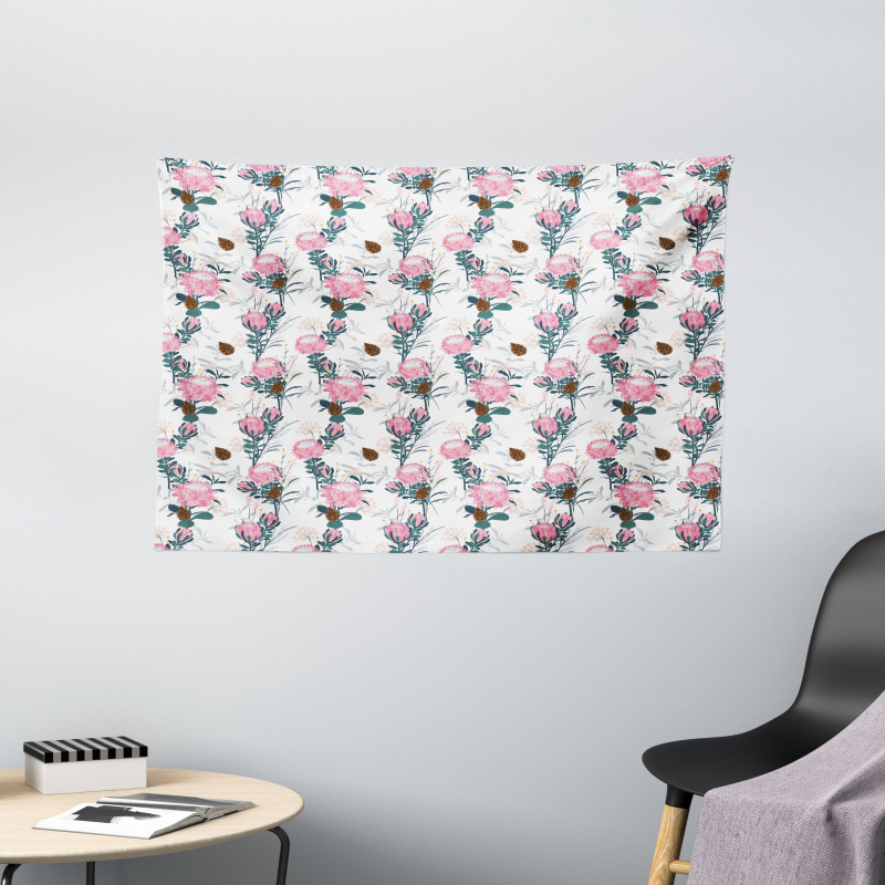 Feminine Blossoms Nature Wide Tapestry