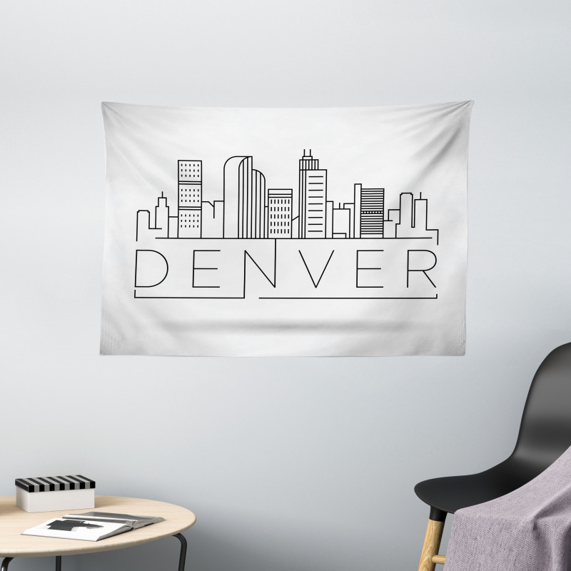 Modern Design Apartments Wide Tapestry