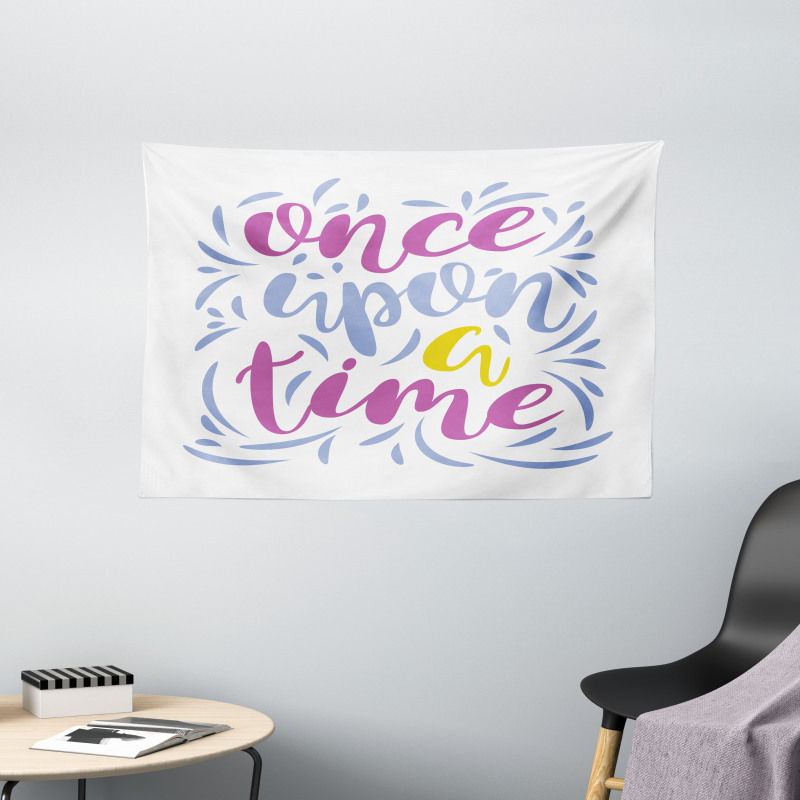 Fairytale Doodle Wide Tapestry