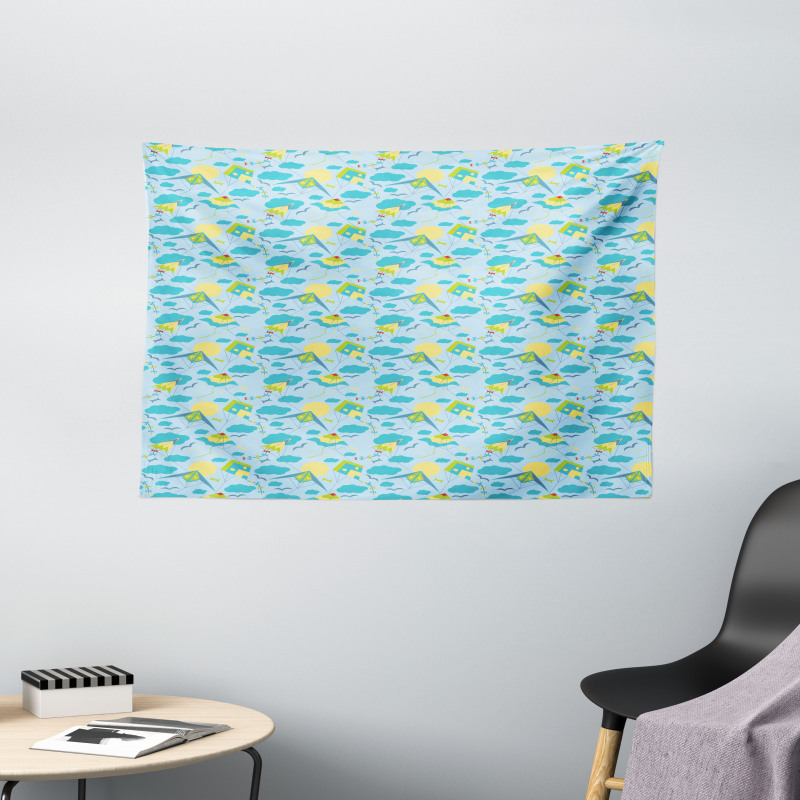 Summer Season Activity Theme Wide Tapestry