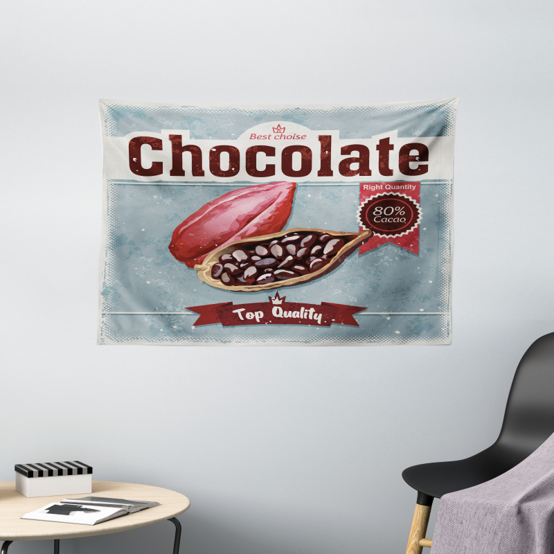 Best Choice Chocolate Retro Wide Tapestry