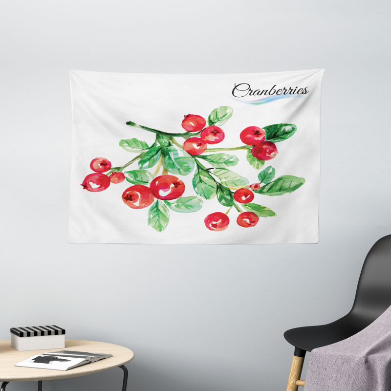 Fresh Botanical Nature Wide Tapestry