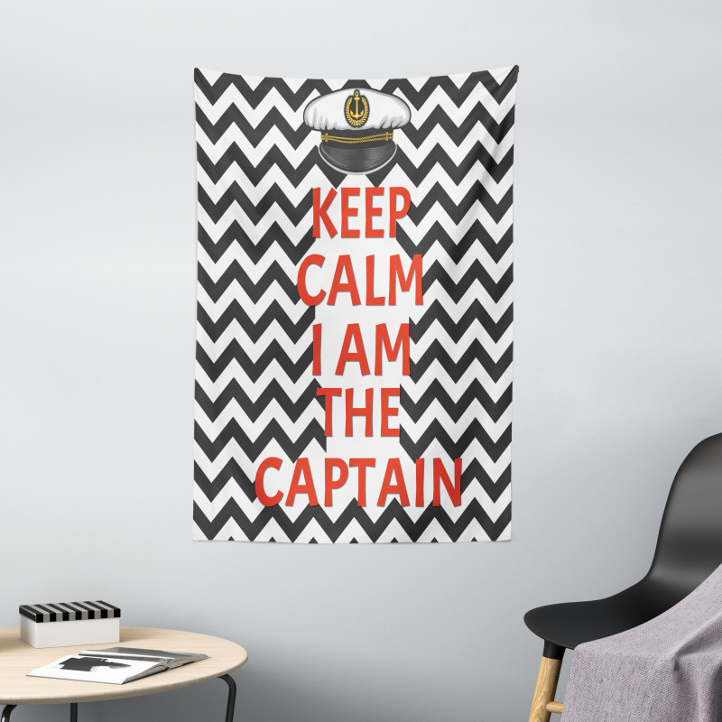 Keep Calm I am Captain Tapestry