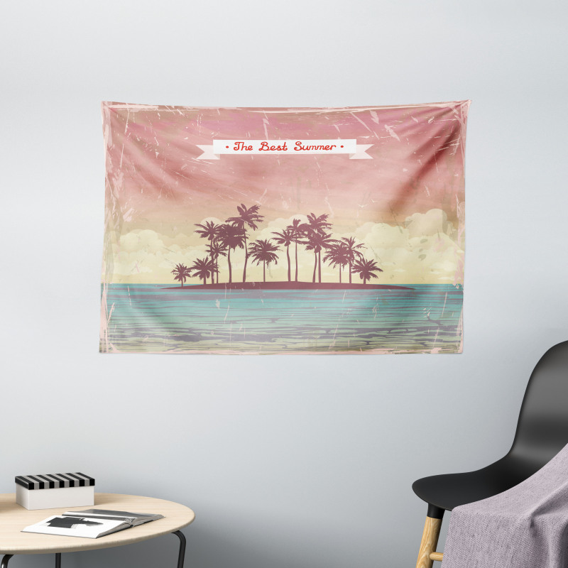 Best Summer Calligraphy Wide Tapestry