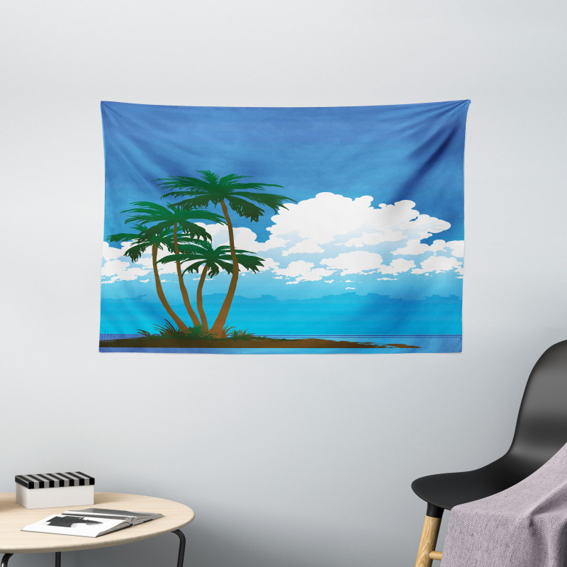 Hawaiian Holiday Island Wide Tapestry