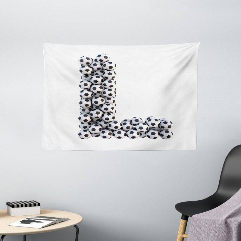 Football Theme Wide Tapestry
