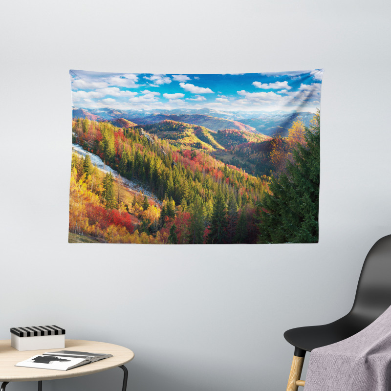Carpathians in Autumn Wide Tapestry