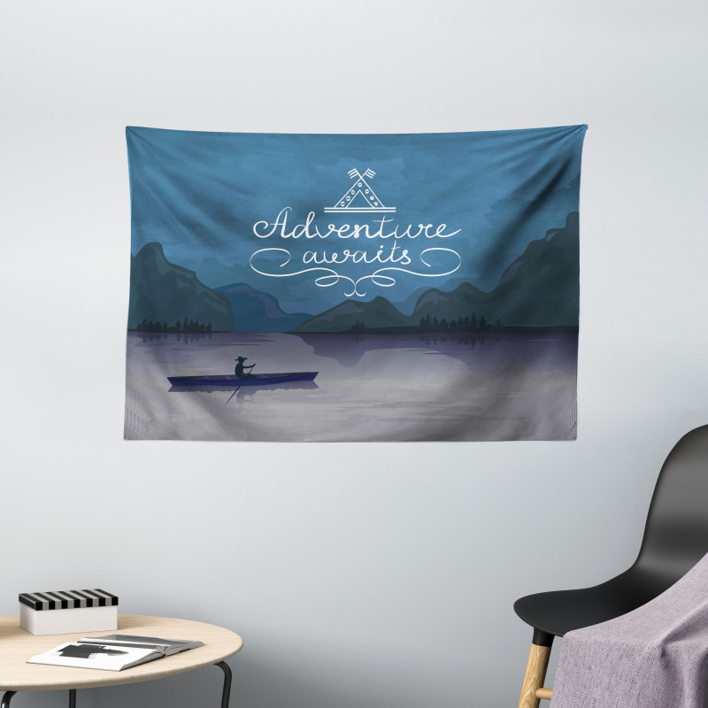 Kayak in a Lake Wide Tapestry