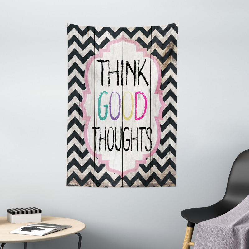 Think Thoughts Message Tapestry