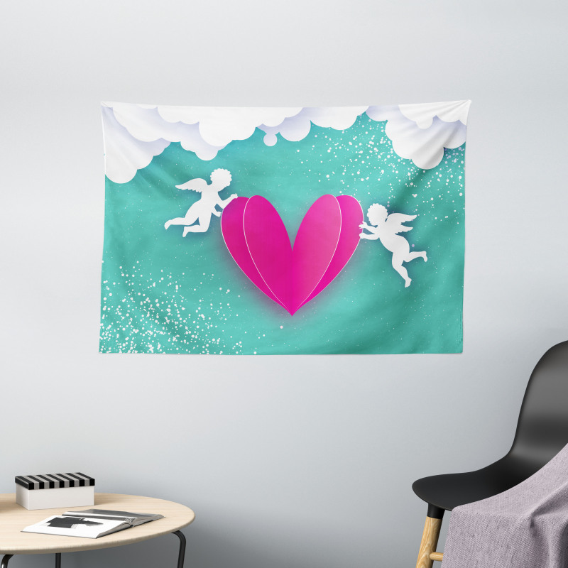 Love Romance Thrill Wide Tapestry