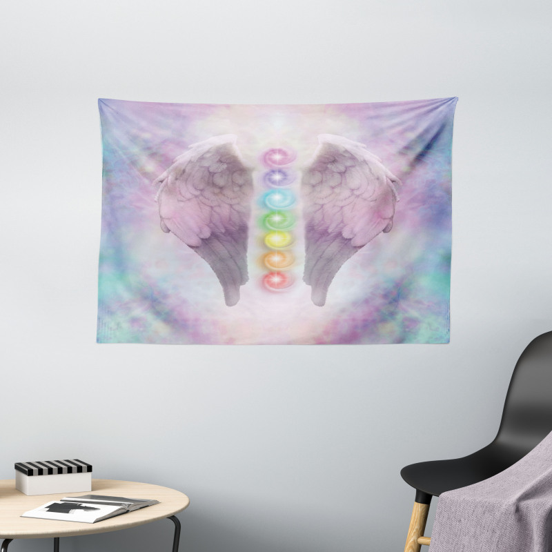 Color Balls Wide Tapestry