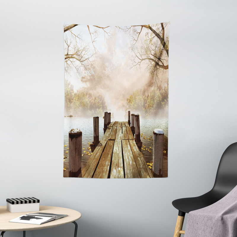 Fall Lake in Forest Tapestry