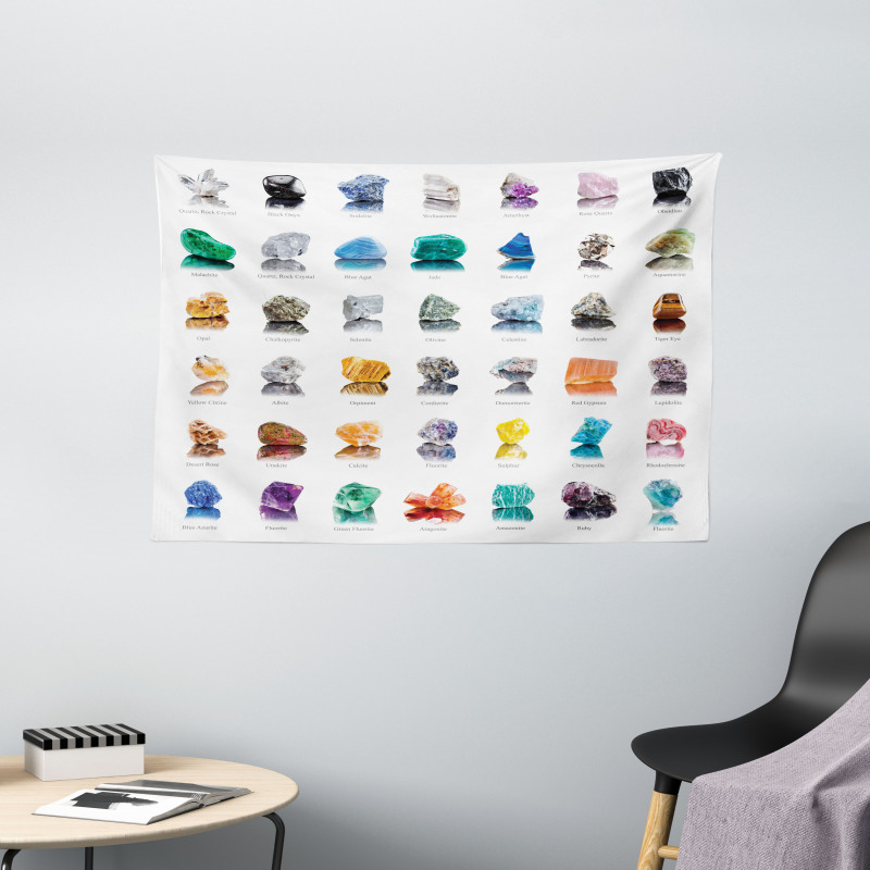 Mineral Geology Theme Wide Tapestry
