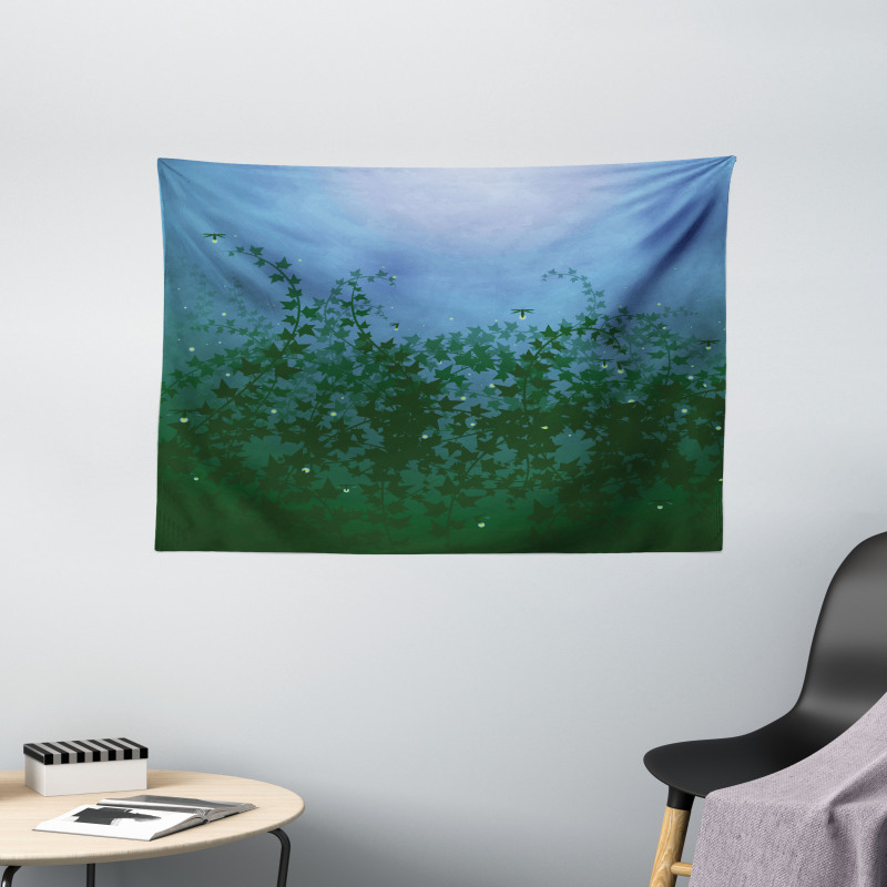 Nature Forest Spring Image Wide Tapestry