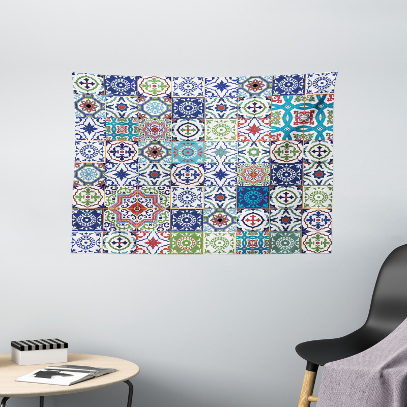 Elements Floral Wide Tapestry