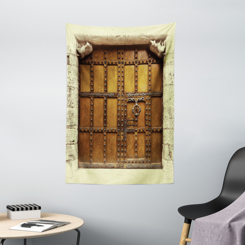 Rustic Style Door Design Tapestry