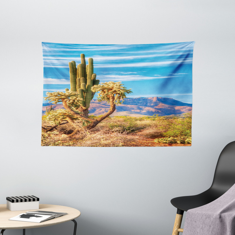Landscape and Prickle Plant Wide Tapestry