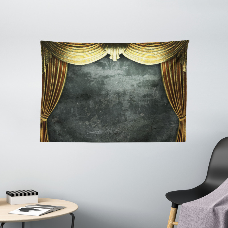Theater Stage Classical Scene Wide Tapestry