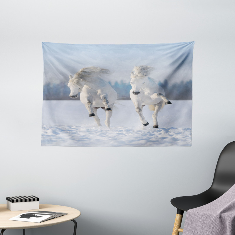 Purebred Horses Wild Wide Tapestry